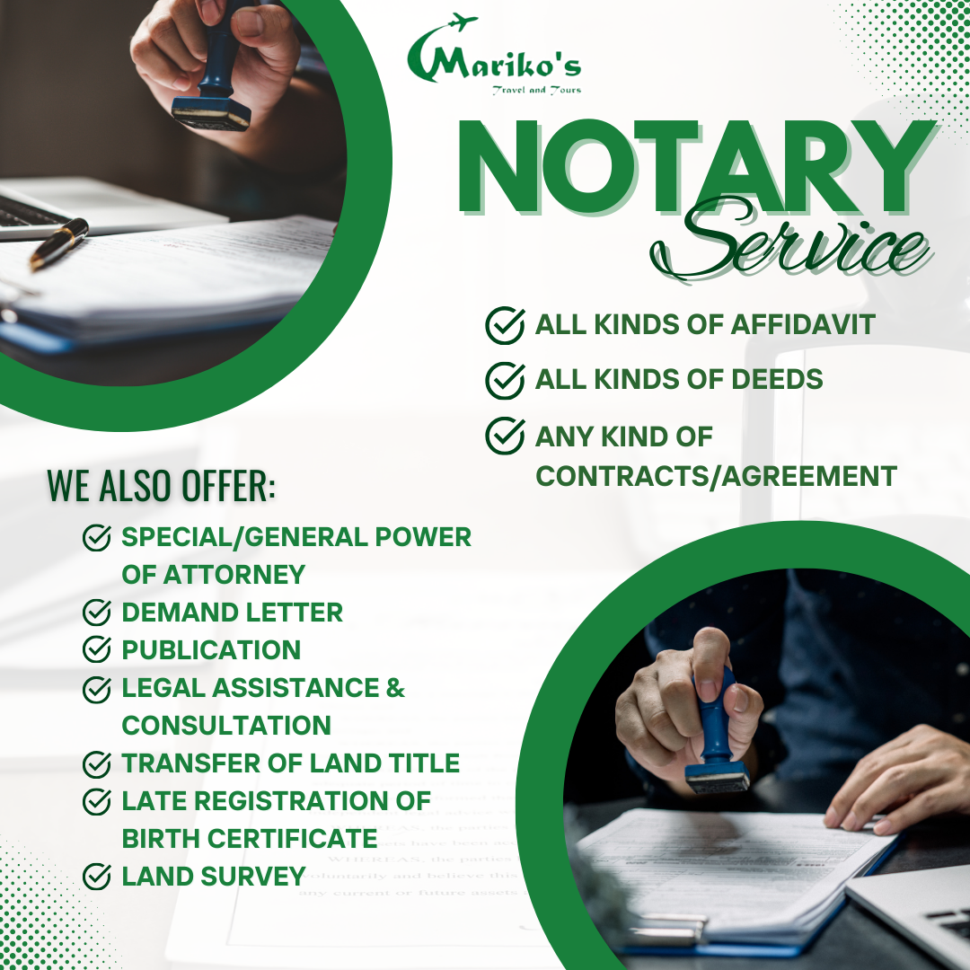 Notary and Certificate Services